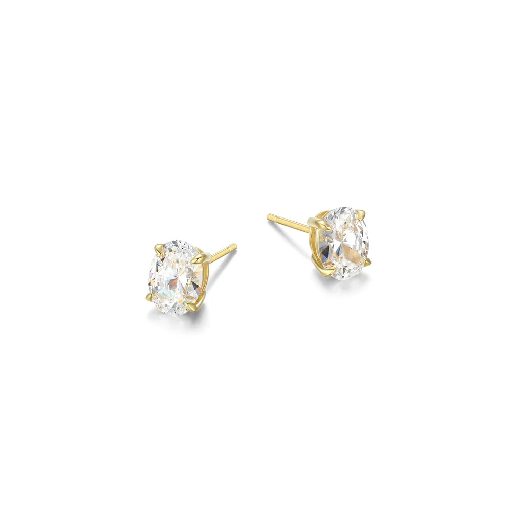 Boucles d'oreilles en argent plaqué or 32APUC0000