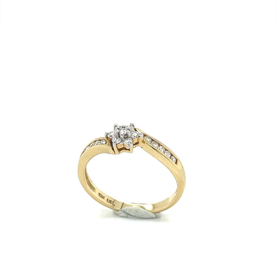 Bague à diamants en or pour dame ALD-2096