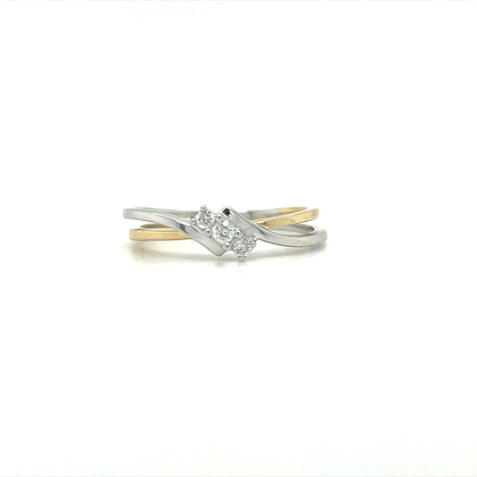 Gold Diamond Ring ALD-2540
