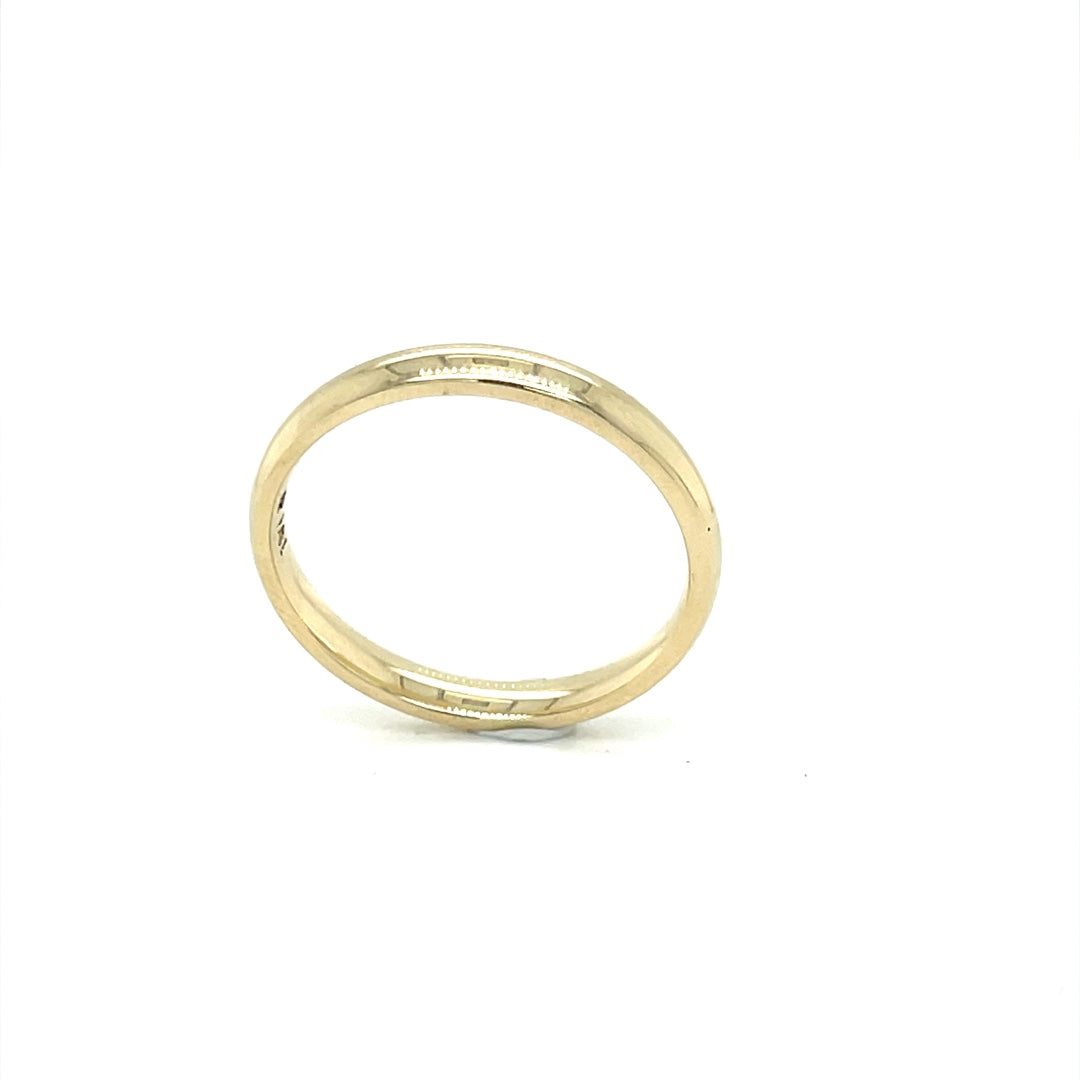Jonc en or pour homme ALJ-3Y-H