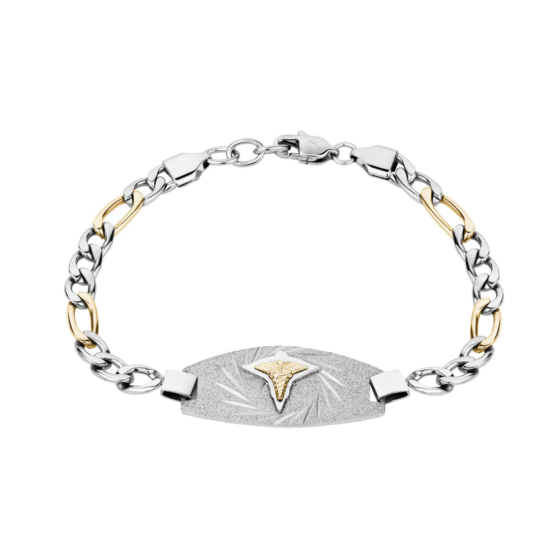 AS-B297G Men's Steel Bracelet