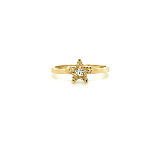 Children's gold ring B39