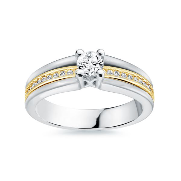 Bague à diamants de laboratoire pour dame FDC-420AWY