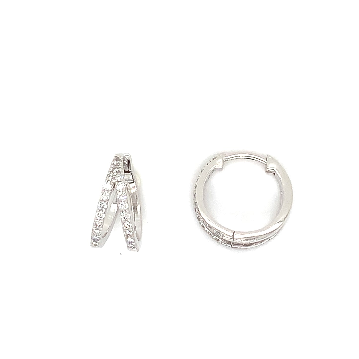 Boucles d'oreilles à diamants FE-609W
