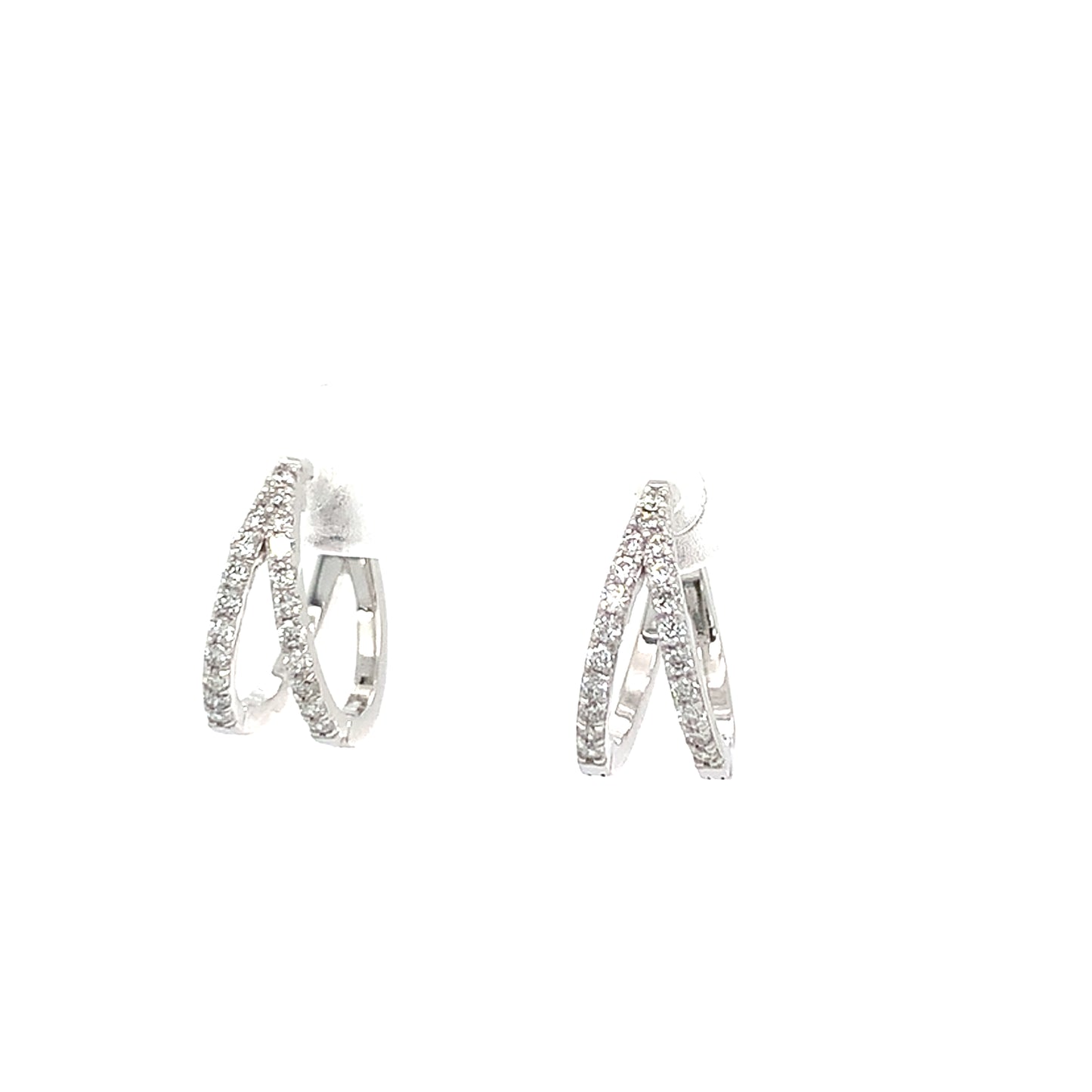 Boucles d'oreilles à diamants FE-609W