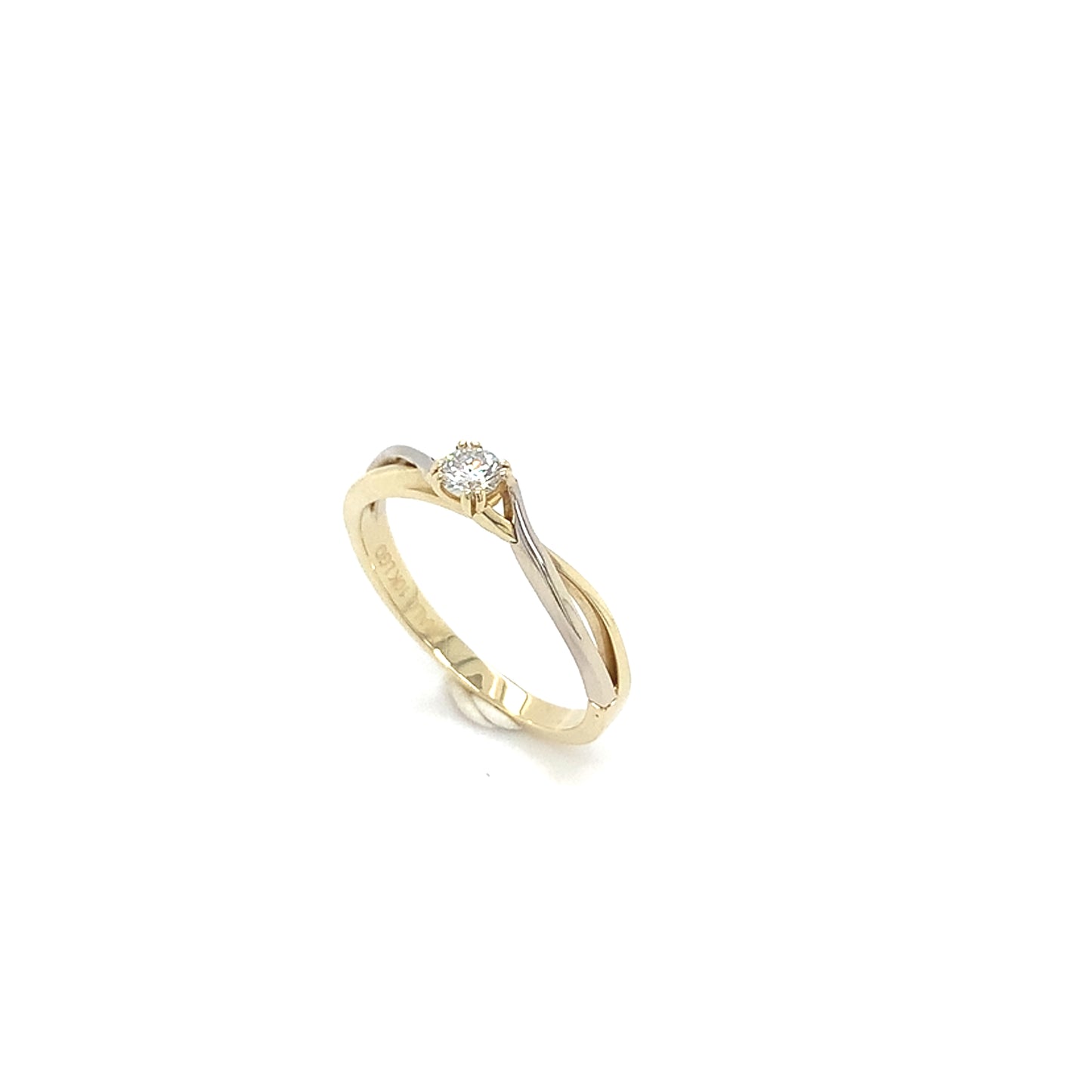 Bague à diamants de laboratoire pour dame FS-014