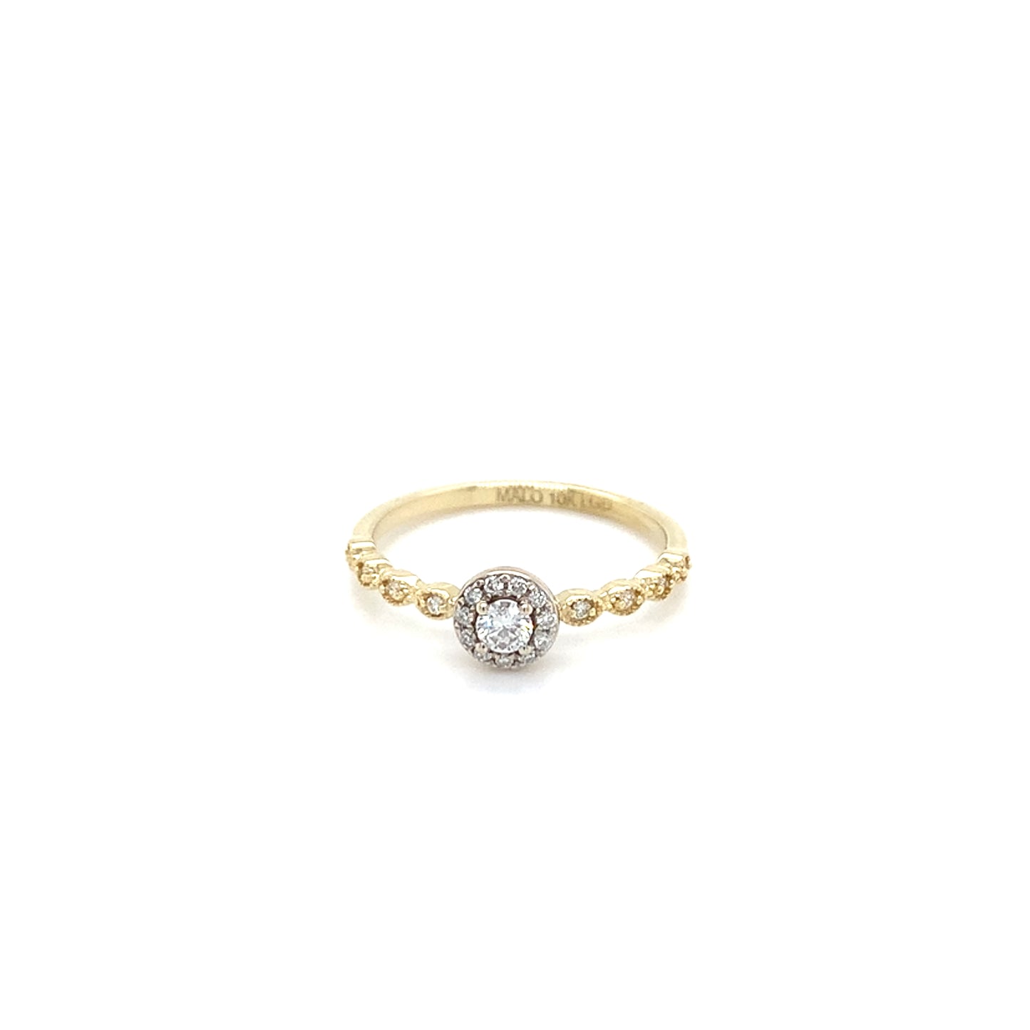Bague à diamants de laboratoire pour dame FS-053