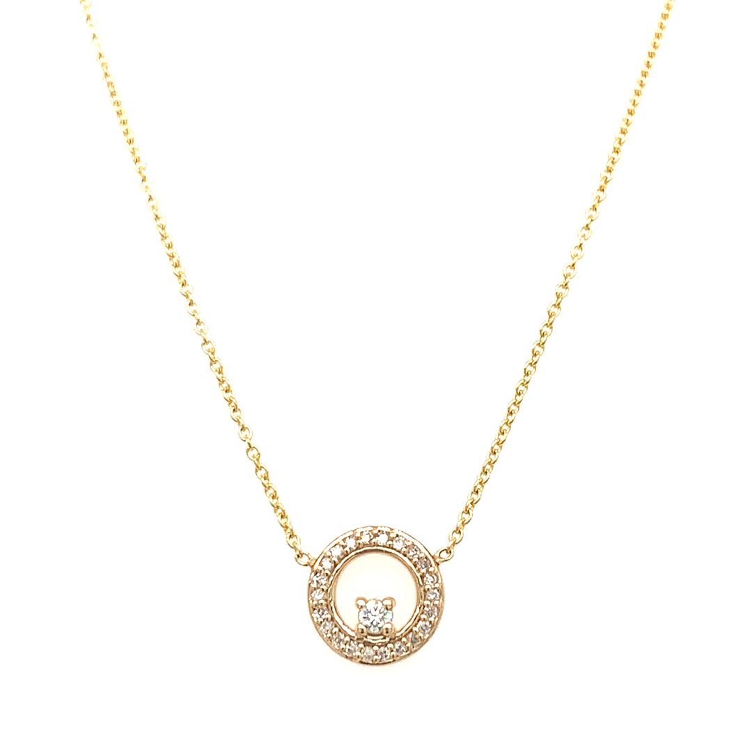 Collier en or avec diamants pour femmes ICG3255P02