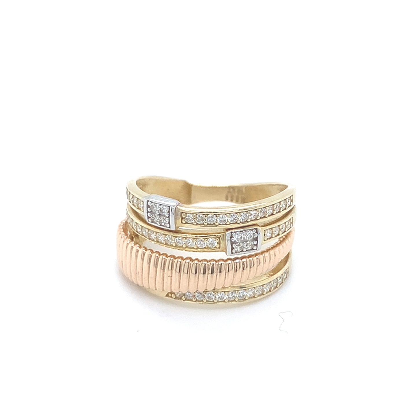 Bague pour femme en or jaune MBS-BA-22