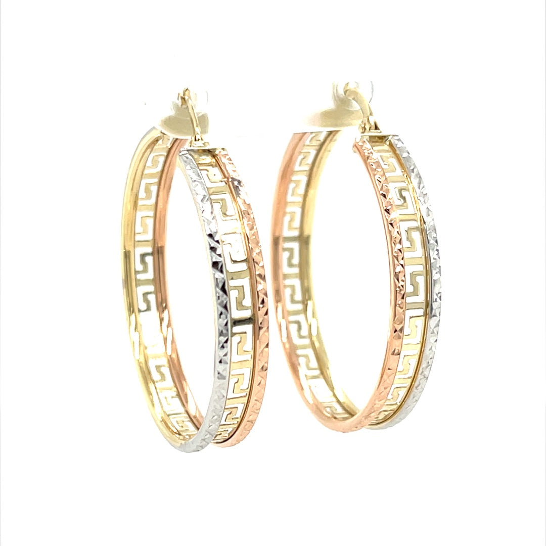 Gold earrings MBS-BO-70