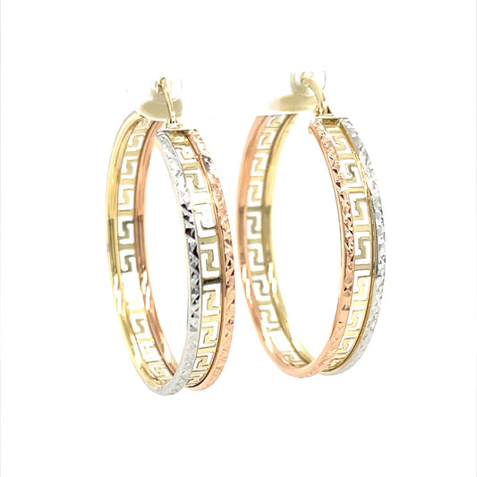 Gold earrings MBS-BO-70