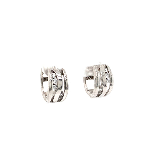 Women's .925 Sterling Silver Earrings MBSA-BO-009