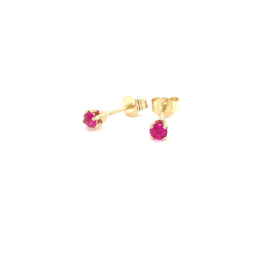 Gold women's earrings PJ-BON