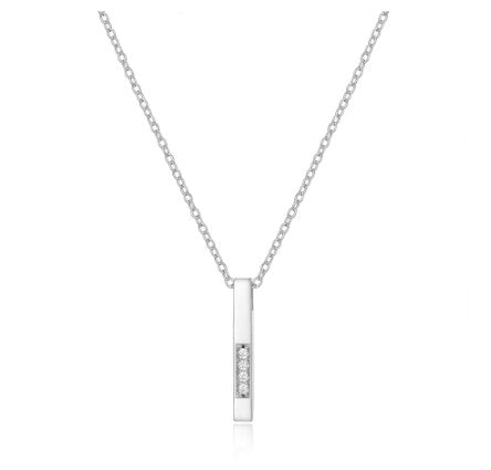 ELLE R0LBLU0016 Women's Silver Necklace