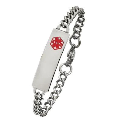 SB602MED Women's Steel Medical Bracelet