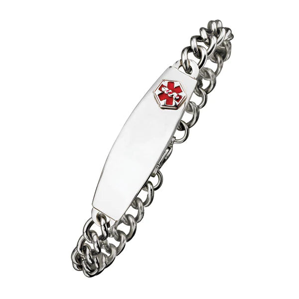 Bracelet médical en acier pour homme SB727MED