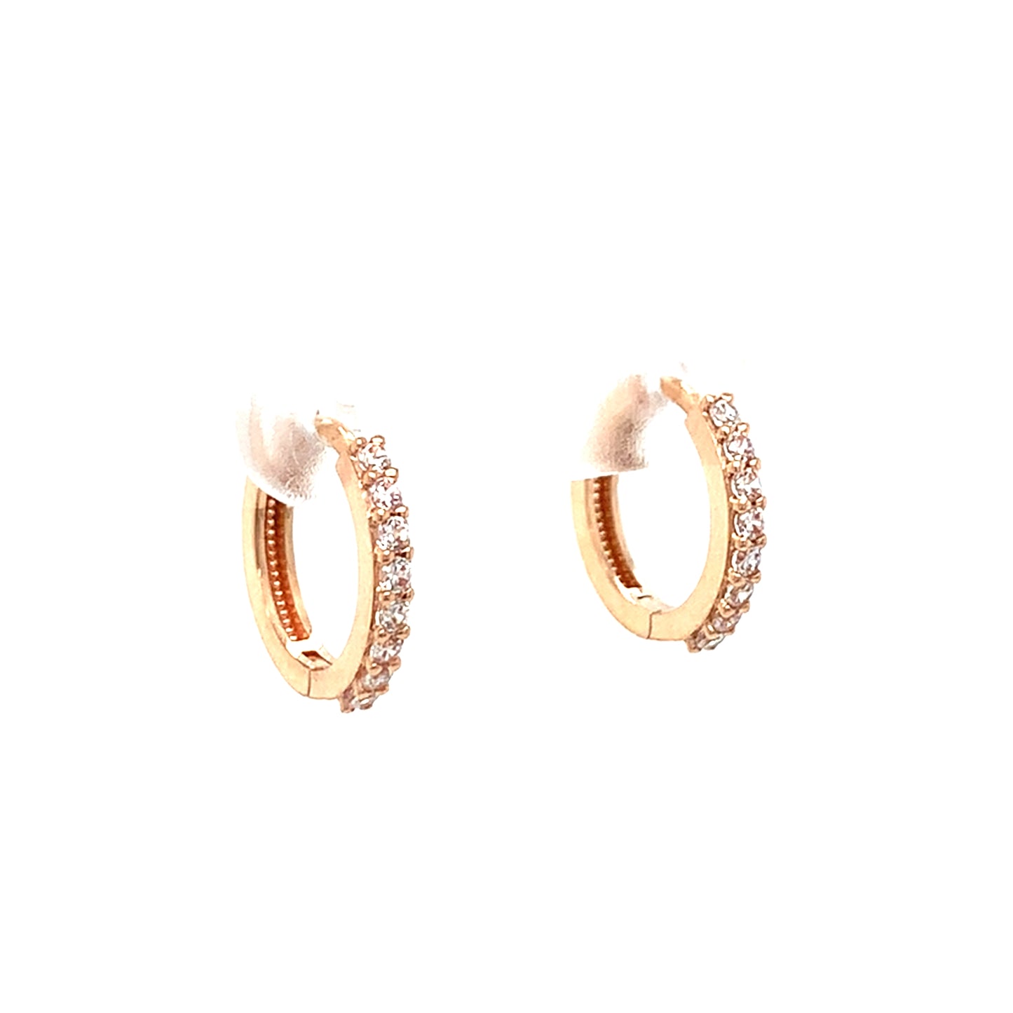 Women's gold earrings SC-BO-173