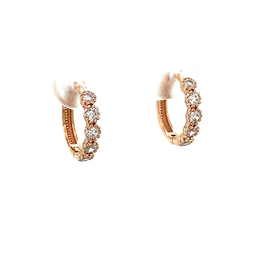 Women's gold earrings SC-BO-174