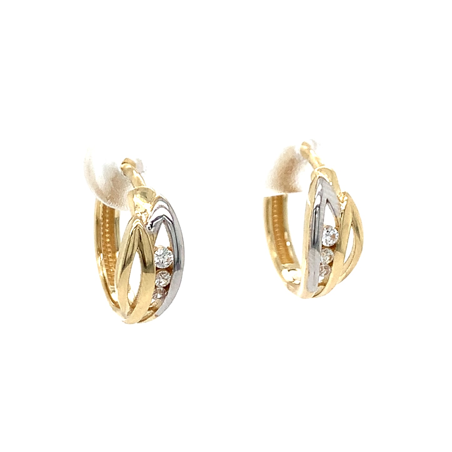 Women's gold earrings-SC-BO-176
