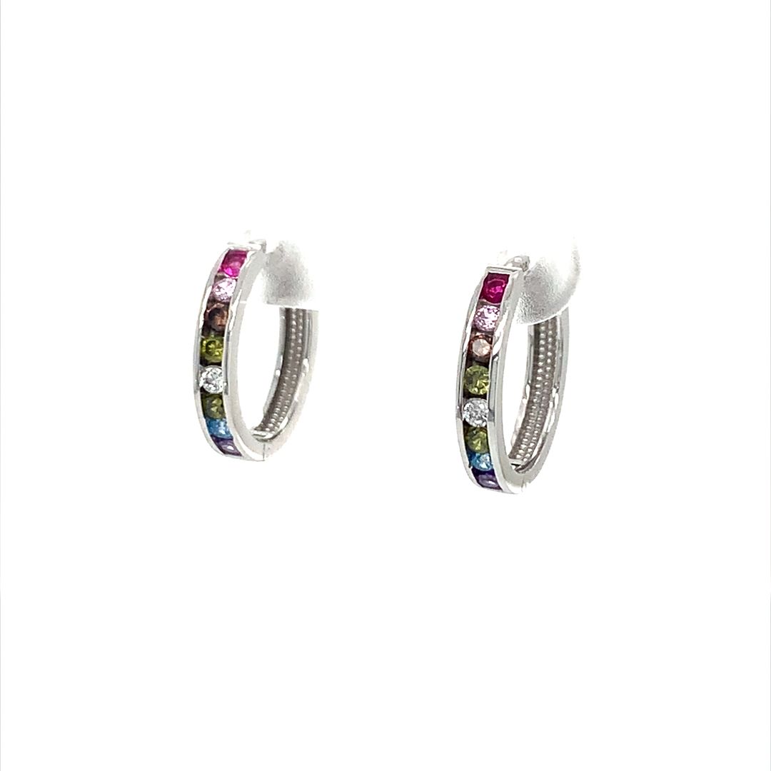 Boucles d'oreilles en argent .925 pour femmes SCA-BO-077