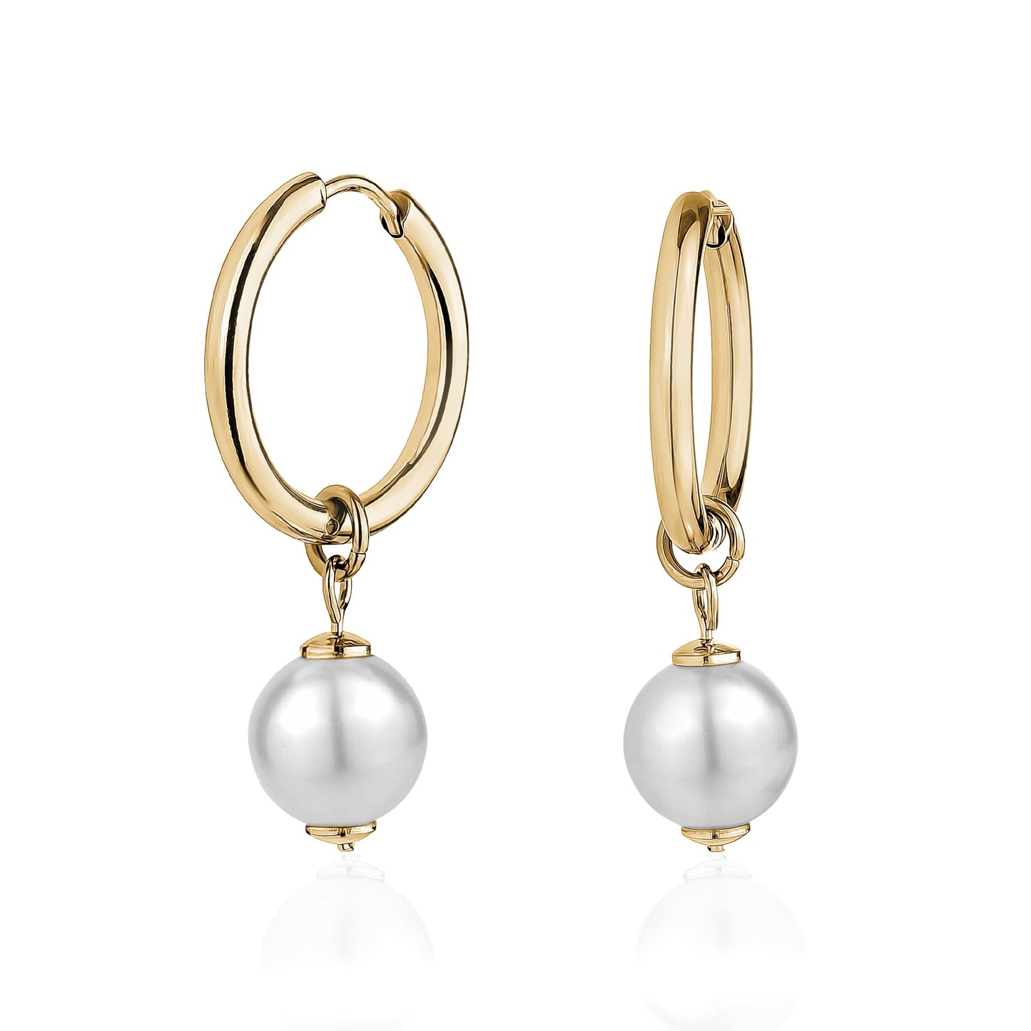Steel earrings for women SSE151-G
