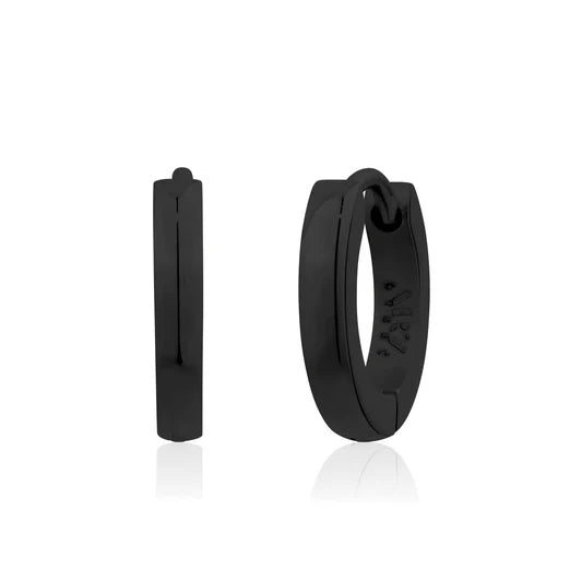 Steel earrings SSE187BK