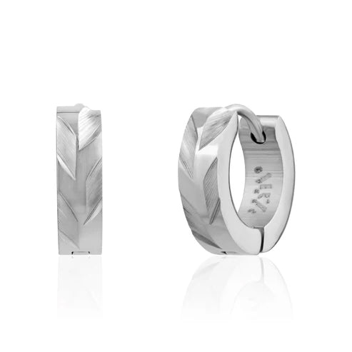 Ladies Steel Earrings SSE190W