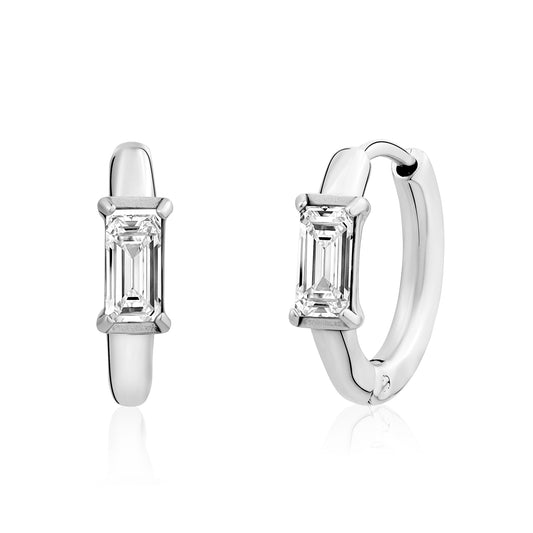 Boucles d'oreilles en acier pour dame SSE211W