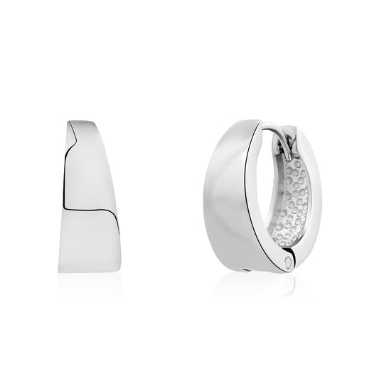 Boucles d'oreilles en acier pour dame SSE216W