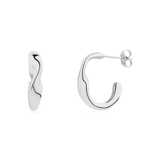 Boucles d'oreilles en acier pour dame SSE225W
