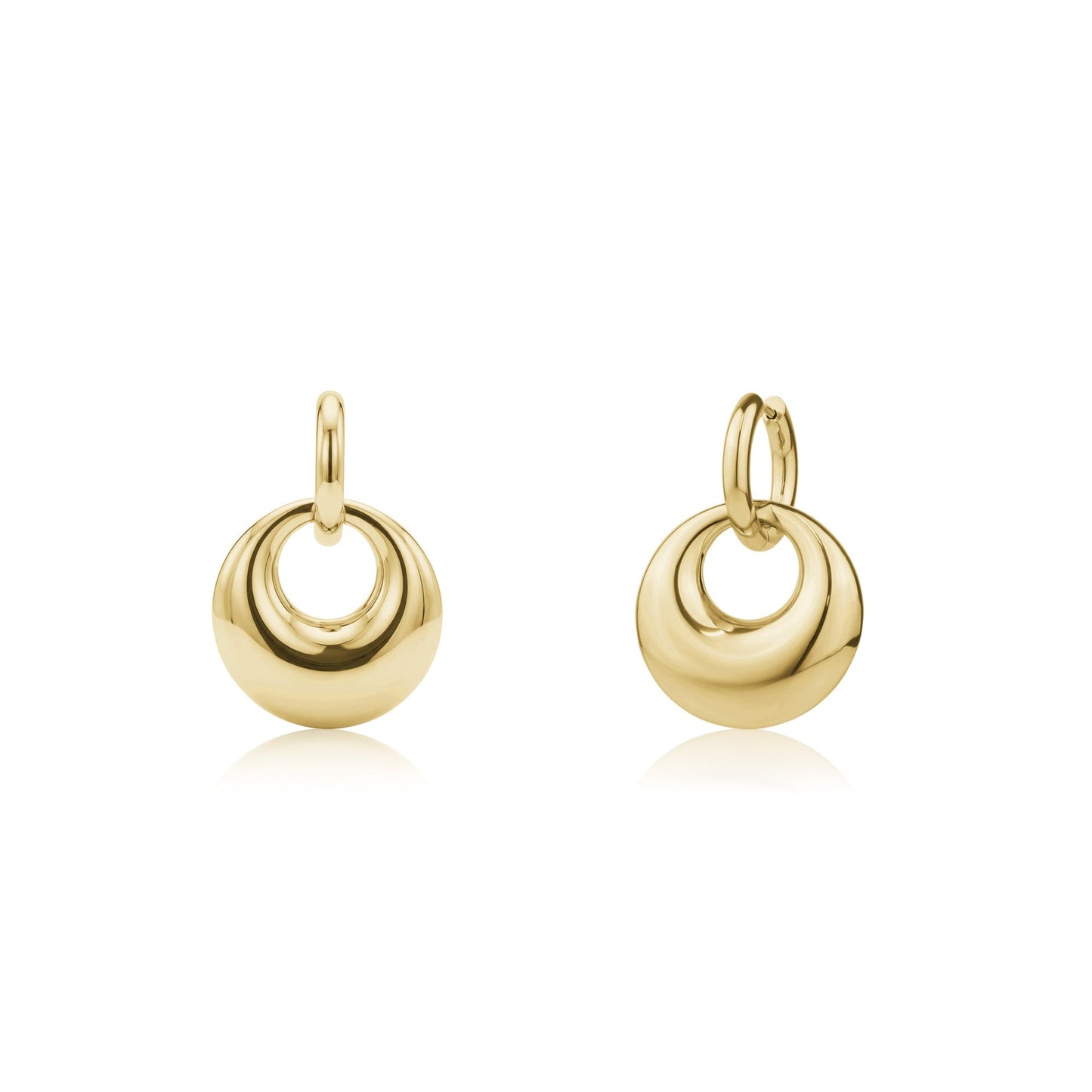 Boucles d'oreilles en acier pour dame SSE249G