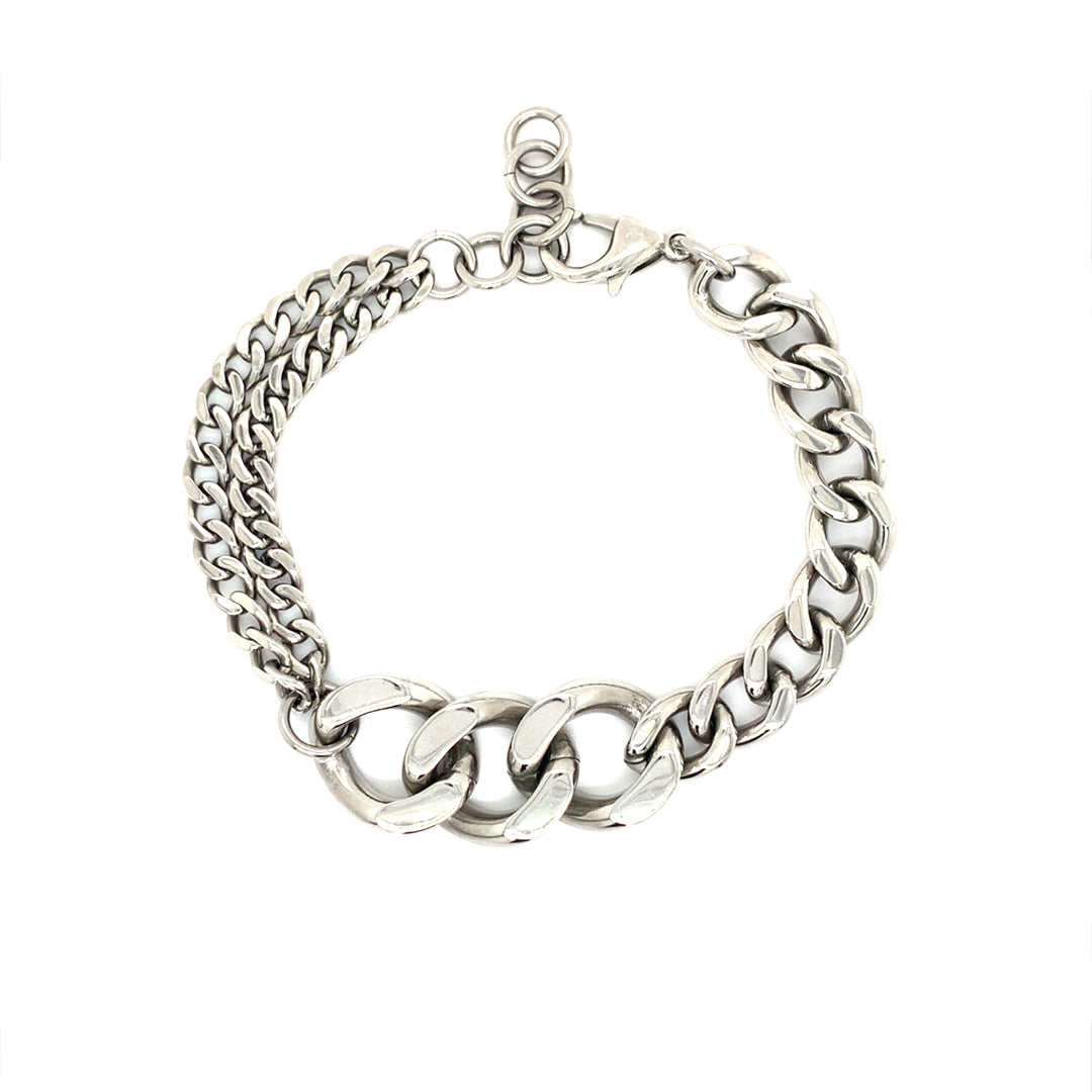 Bracelet en acier pour homme Steelx T1X5880075