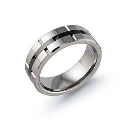 Tungsten Men's Ring TG-015