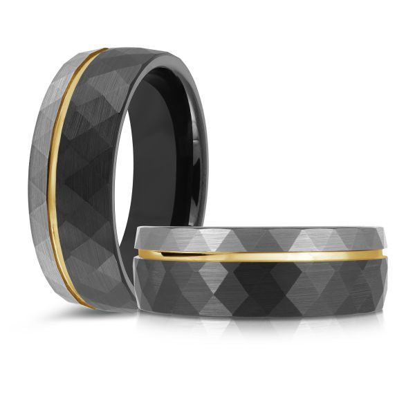 Jonc pour homme en tungsten TG-079