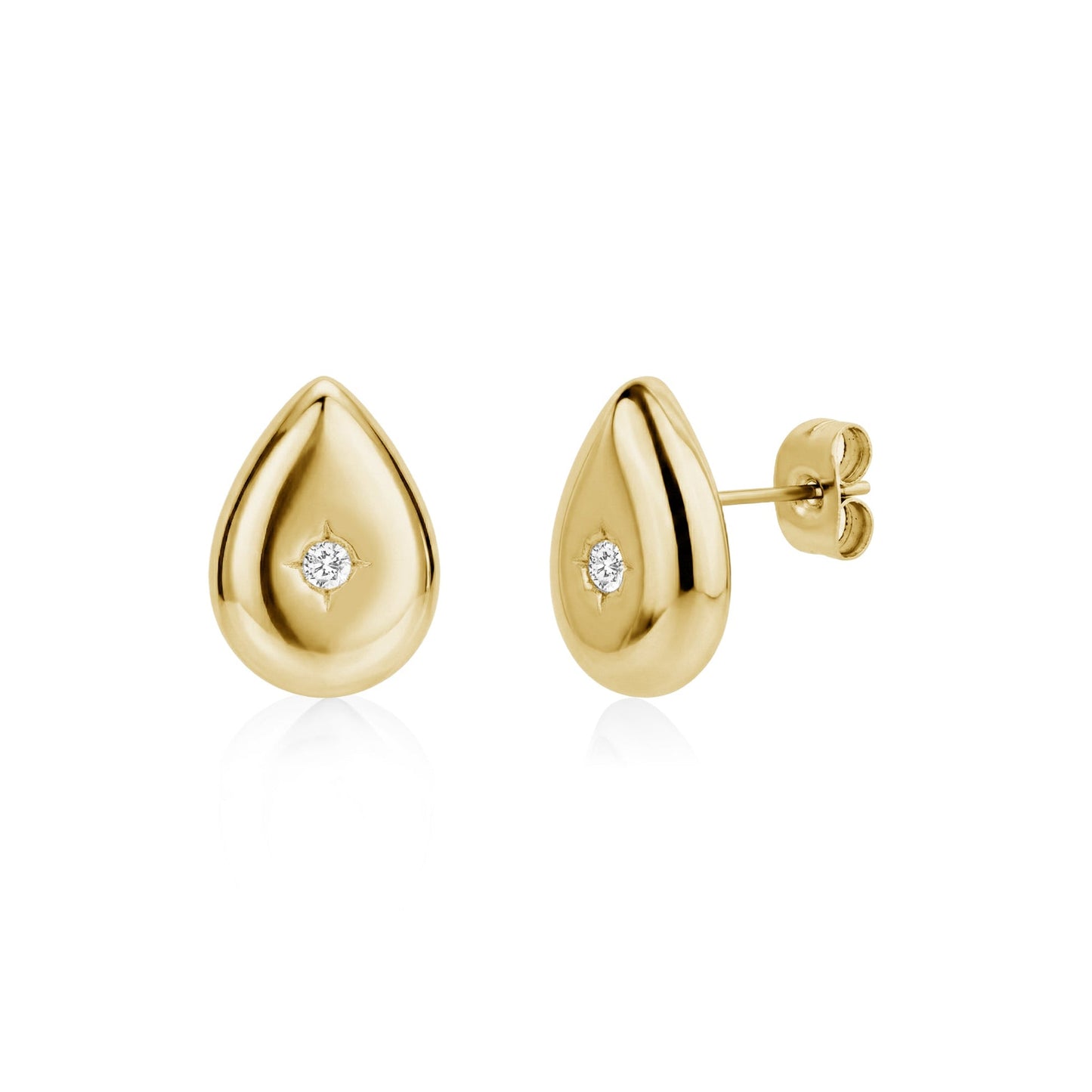 Boucles d'oreilles en acier pour dame ZW-E60G