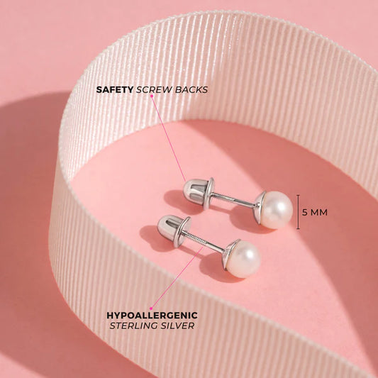 Boucles d'oreilles pour enfant en argent .925 SS-03-00100