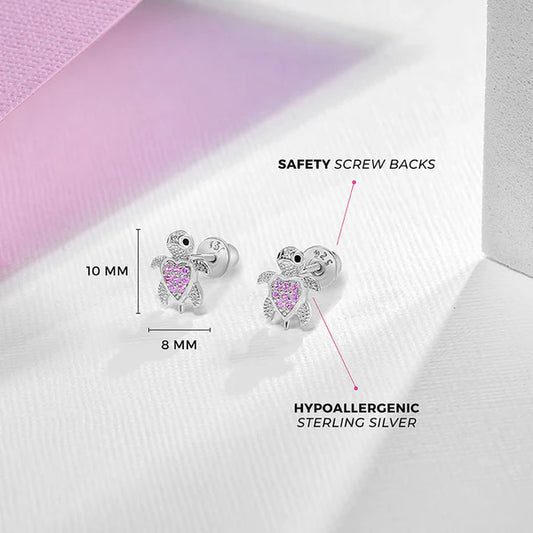 Boucles d'oreilles pour enfant en argent .925 SS-03-00174