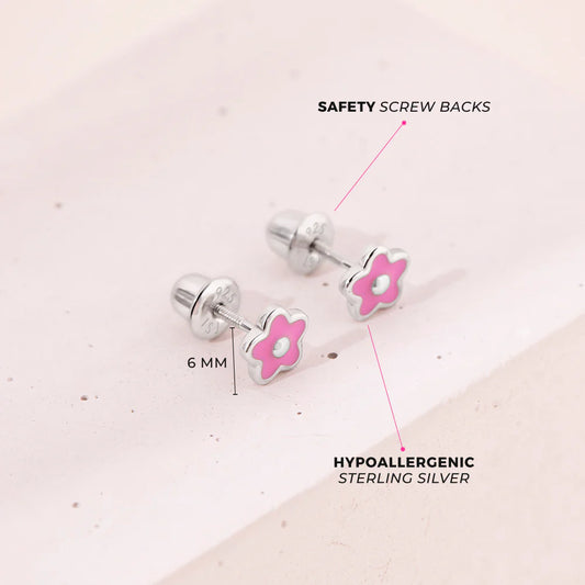 Boucles d'oreilles pour enfant en argent .925 SS-03-00238