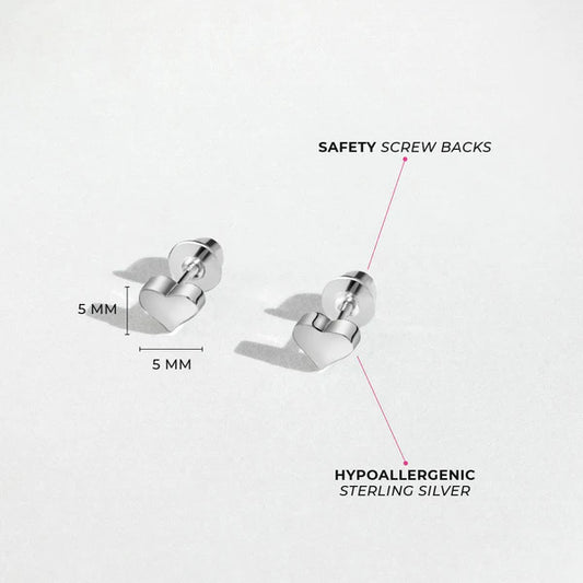 Boucles d'oreilles pour enfant en argent .925 SS-03-00268