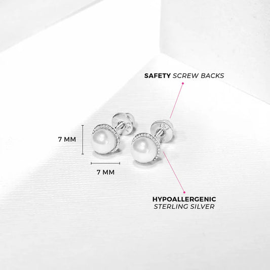 Boucles d'oreilles pour enfant en argent .925 SS-03-00327