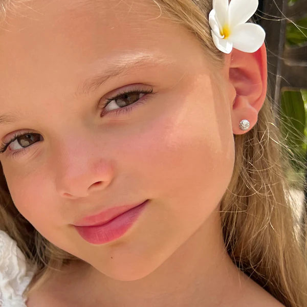 Boucles d'oreilles pour enfant en argent .925 SS-03-00404