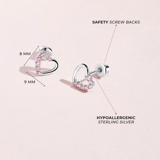 Boucles d'oreilles pour enfant en argent .925 SS-03-00432