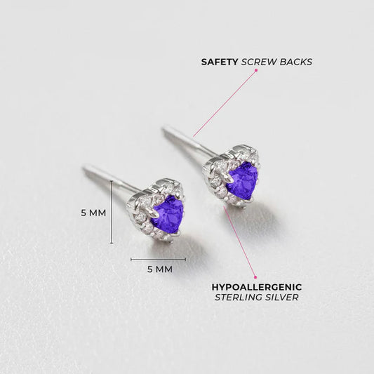 Boucles d'oreilles pour enfant en argent .925 SS-03-00458