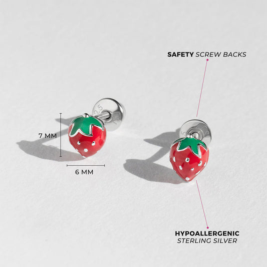 Boucles d'oreilles pour enfant en argent .925 SS-03-00684