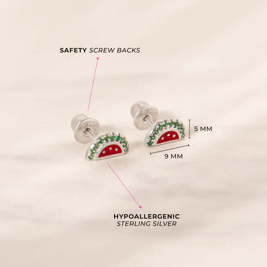 Boucles d'oreilles pour enfant en argent .925 SS-03-00685