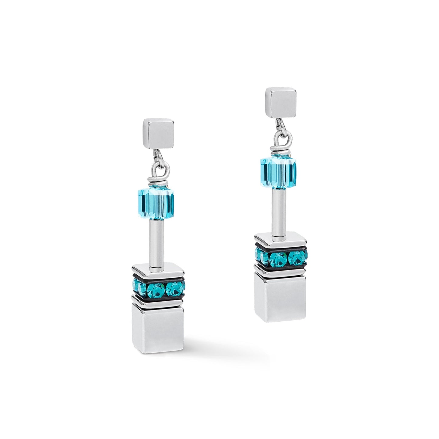 Boucles d'oreilles en acier pour dame 2840/21-1544