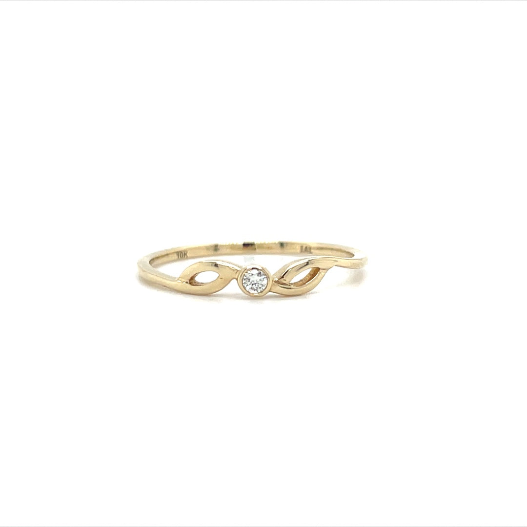 Bague à diamants en or pour dame ALD-2555