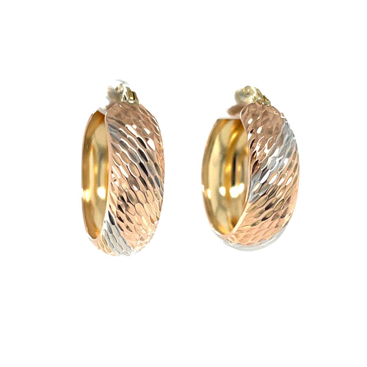 Gold earrings DK-BO-369