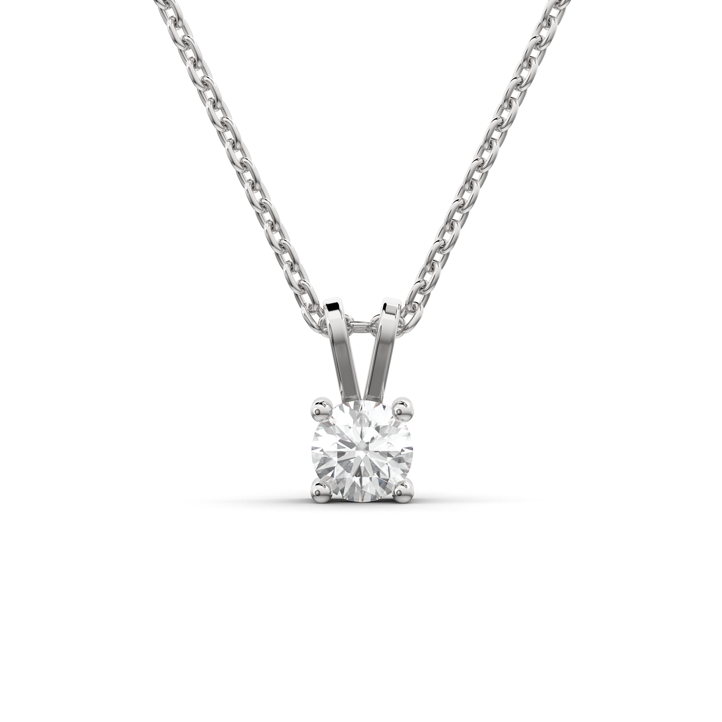 Pendentif à diamant S-022PW-025LG