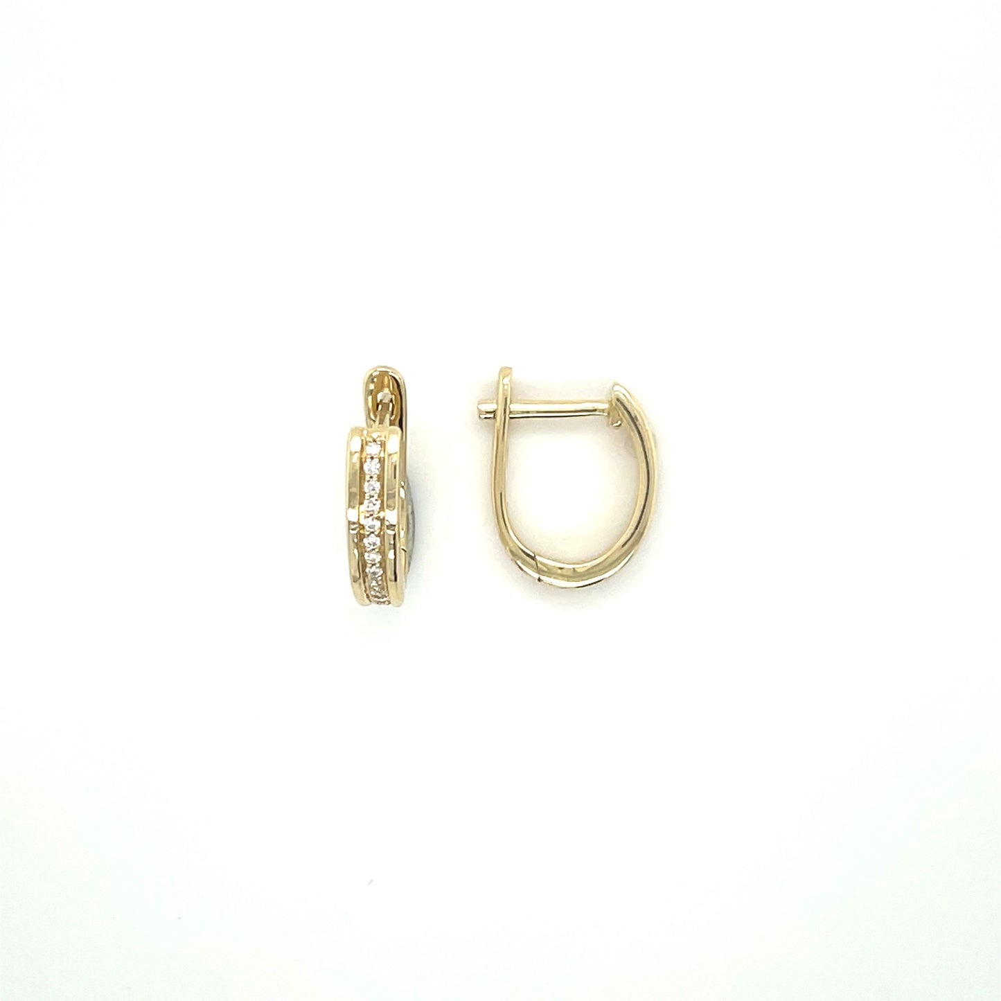 Boucles d'oreilles en or avec diamants SR42872j